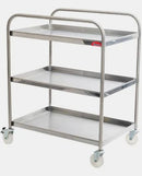 Carrinho Inox 3 Bandejas