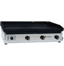 Chapa Profissional a Gás 80cm com Prensa