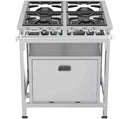 Fogão Industrial 4 Bocas Baixa Pressão Inox